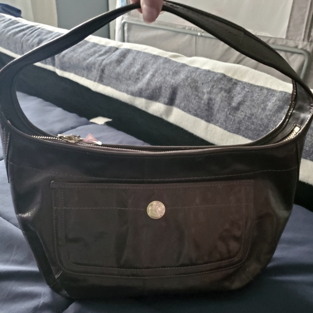 Brown Coach Shoulder Bag